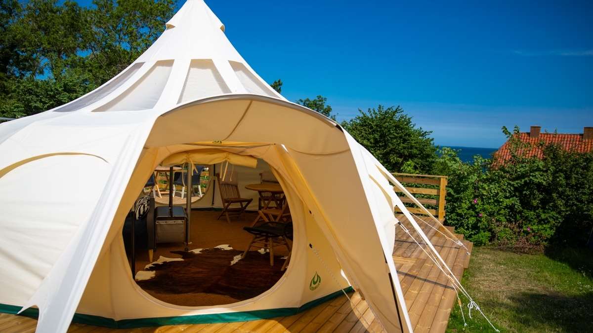 Camping med luksus camping