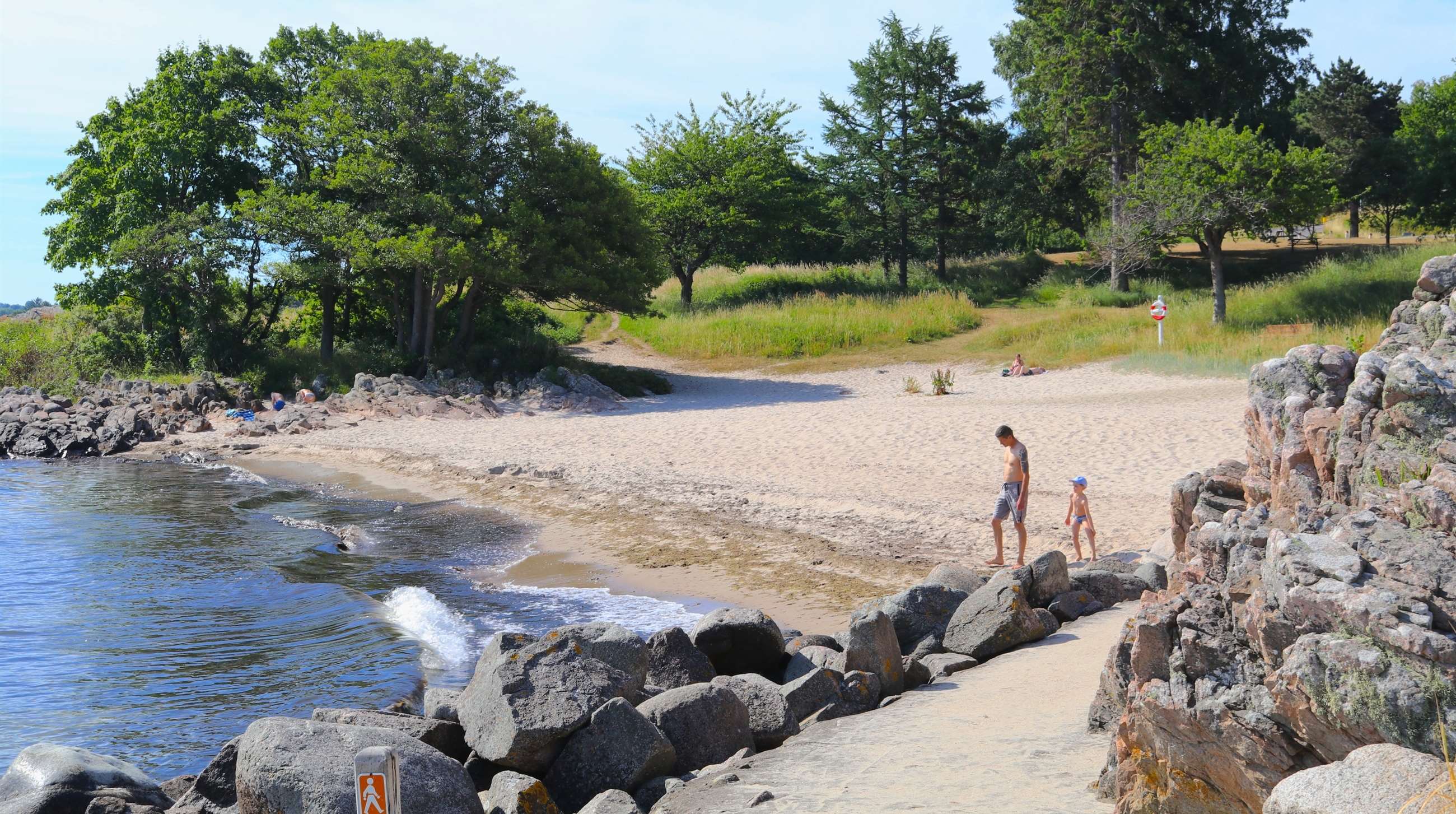 Campingplads med havudsigt